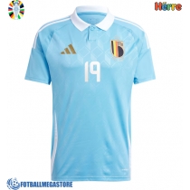 Fotballdrakt Herre Belgia Johan Bakayoko #19 Bortedrakt EM 2024 Kortermet